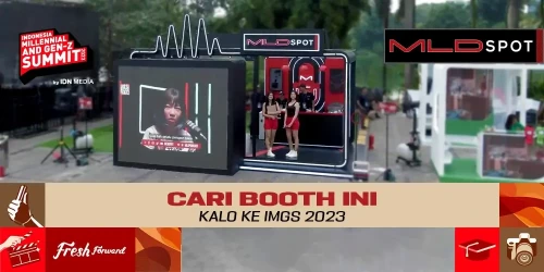 BOOTH MLDSPOT KOK DISERBU PENGUNJUNG IMGS 2023?